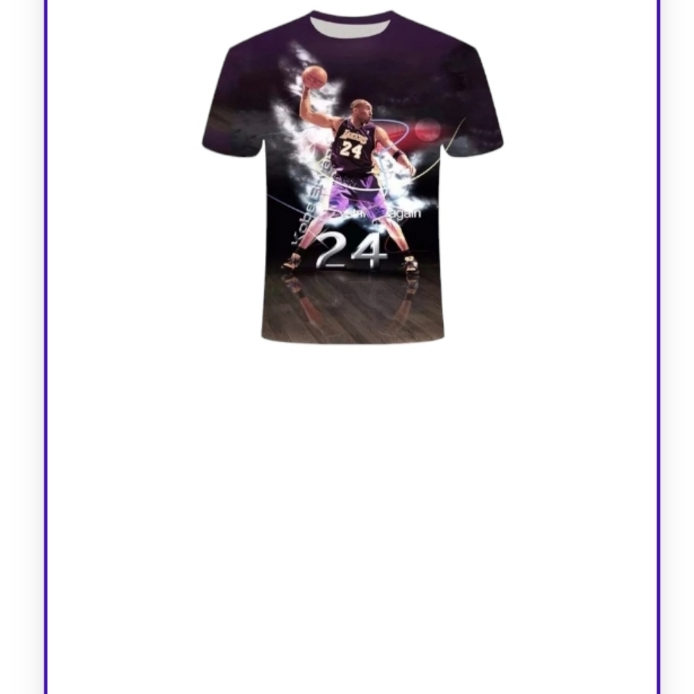 Kobe t shirt Lakers blk polyblend - Picture 2 of 3